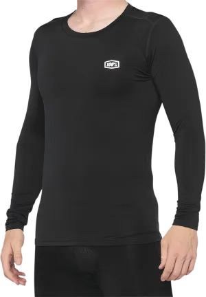 100% Basecamp Jersey - Long-Sleeve - Black - Large 40045-00002