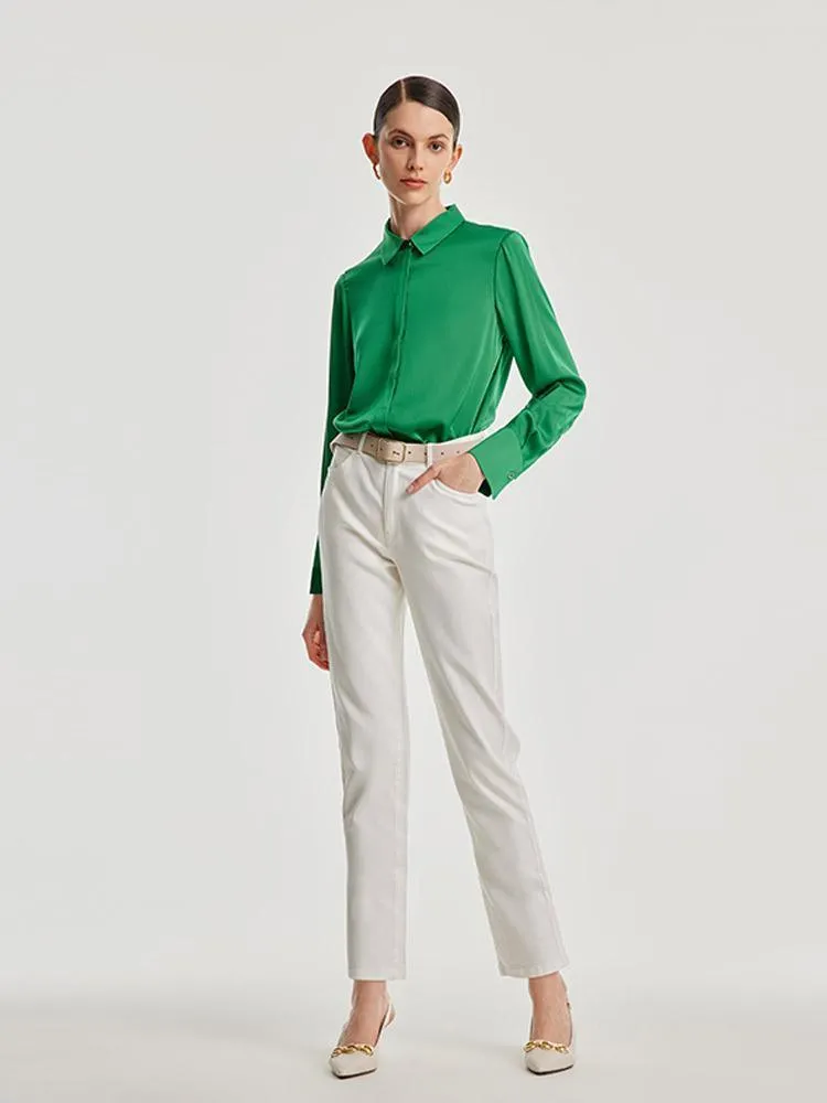22 Momme Stretch Silk Shirt
