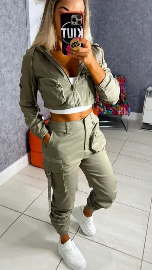 9448 Cargo jackets and pant set