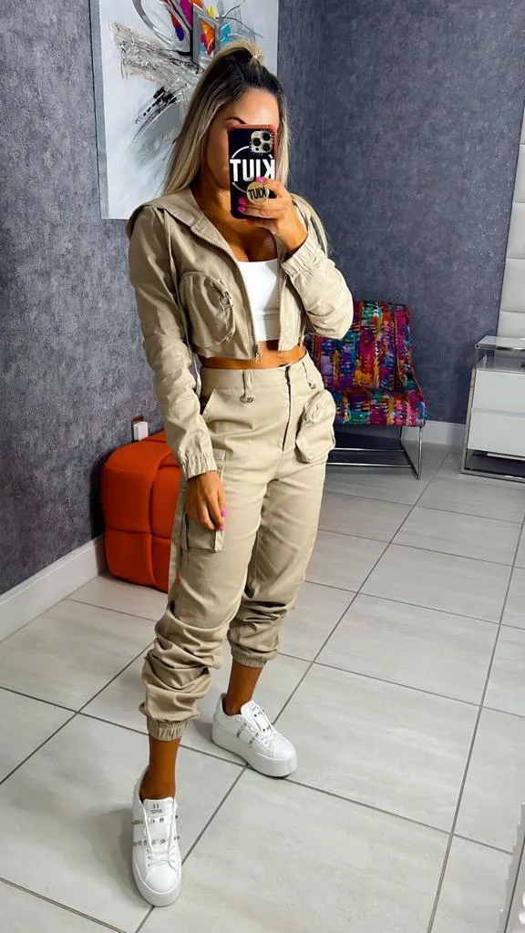 9448 Cargo jackets and pant set