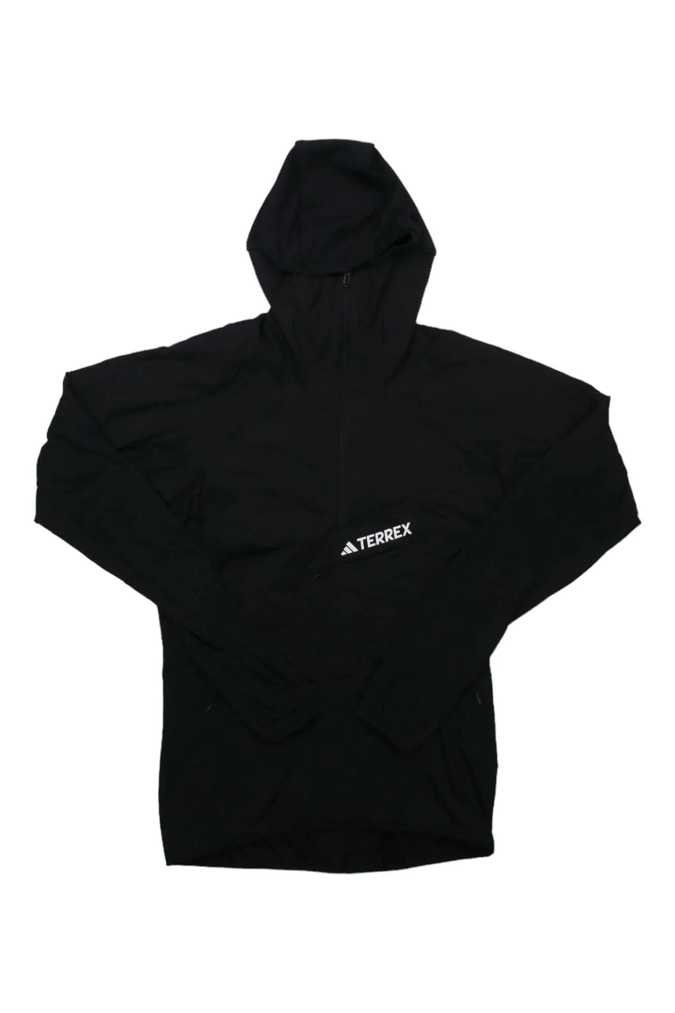 Adidas Men's Techrock Ultralight Half-Zip Hooded Flooce Jacket