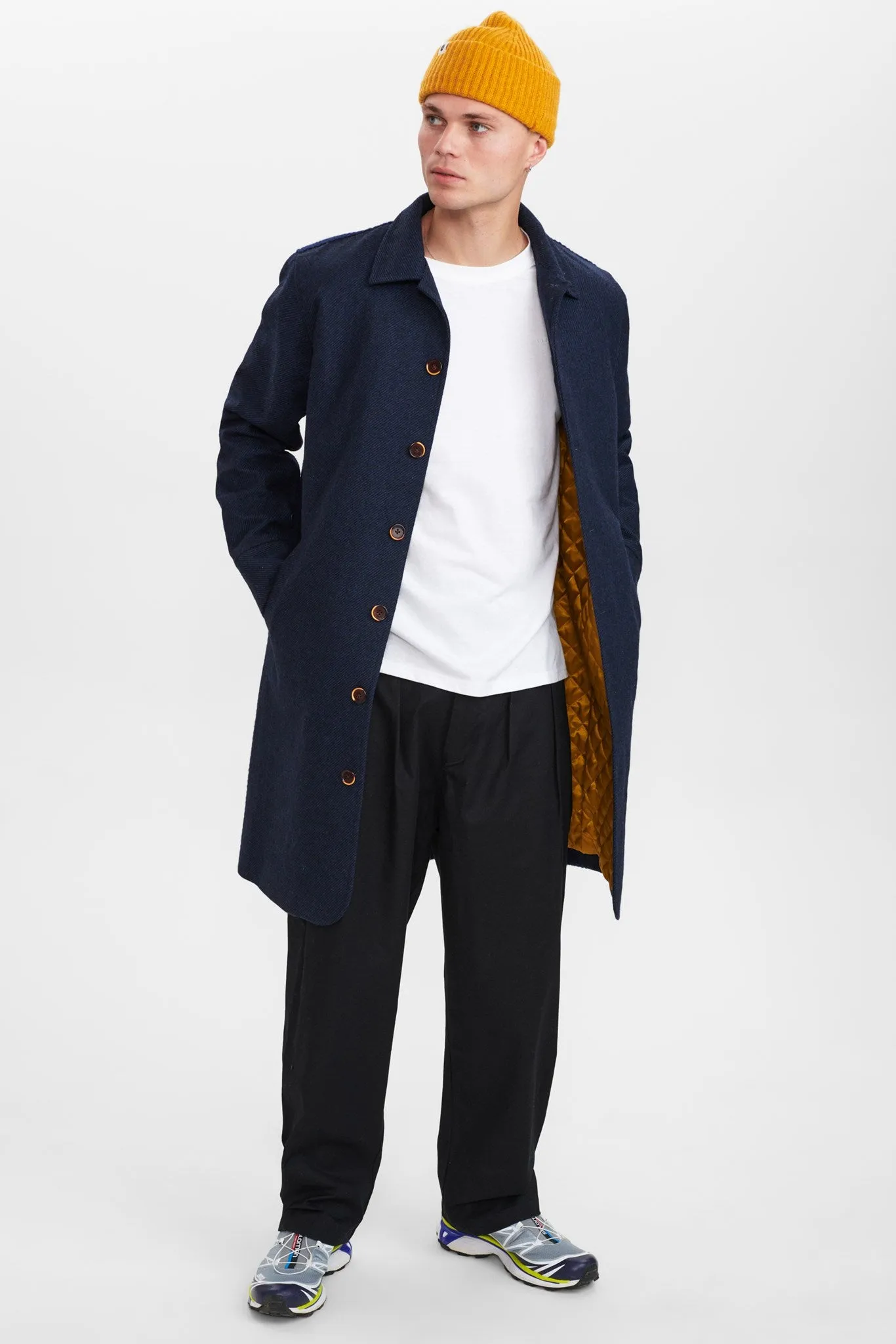 AKBJARNE LONG JACKET - Sky Captain