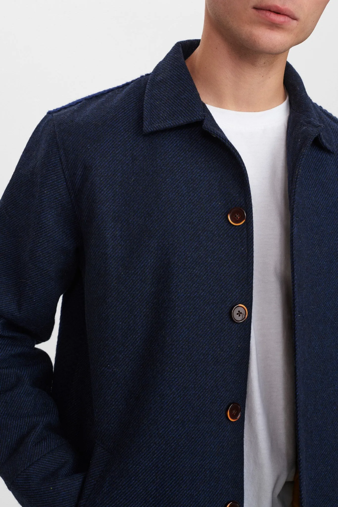 AKBJARNE LONG JACKET - Sky Captain