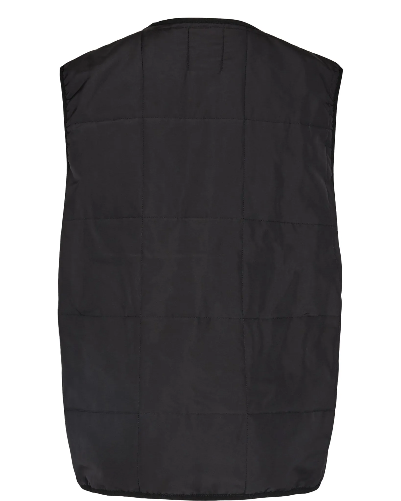 AKRASMUS QUILTED VEST - Caviar