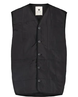 AKRASMUS QUILTED VEST - Caviar