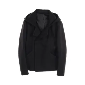 Attachment Wool Outerwear Men Black