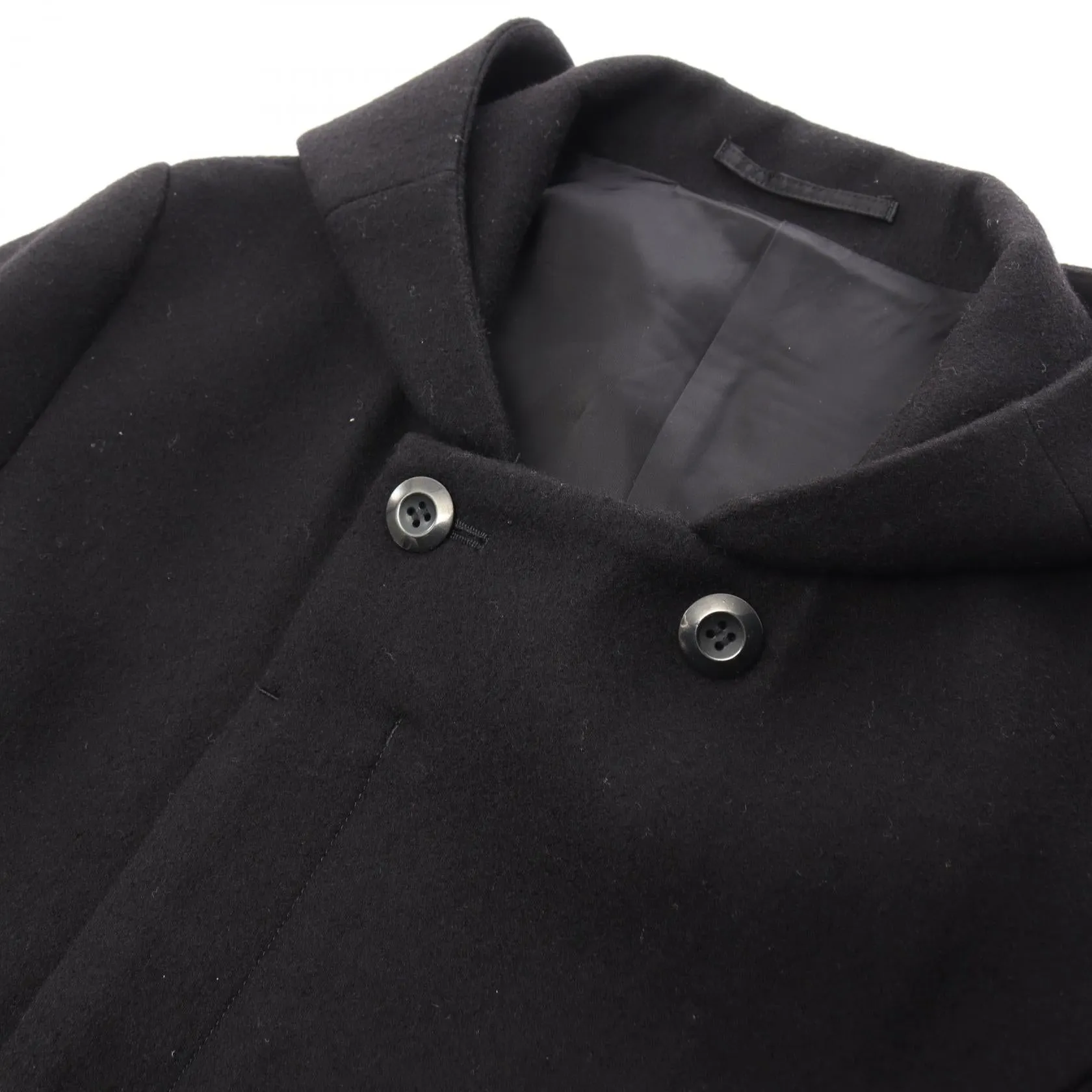 Attachment Wool Outerwear Men Black