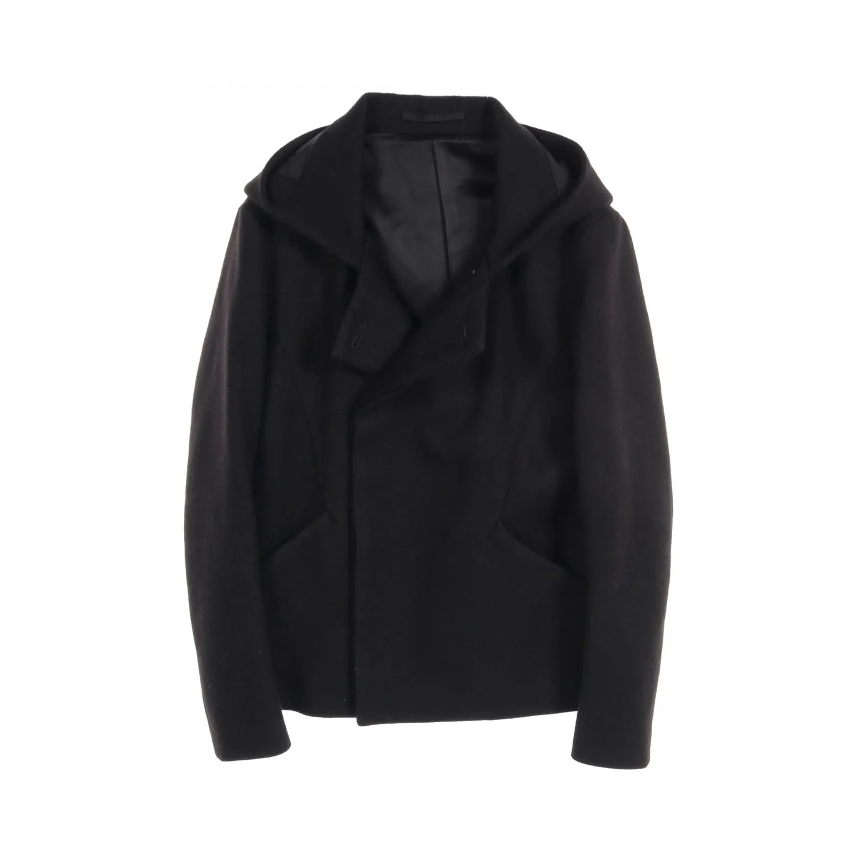 Attachment Wool Outerwear Men Black