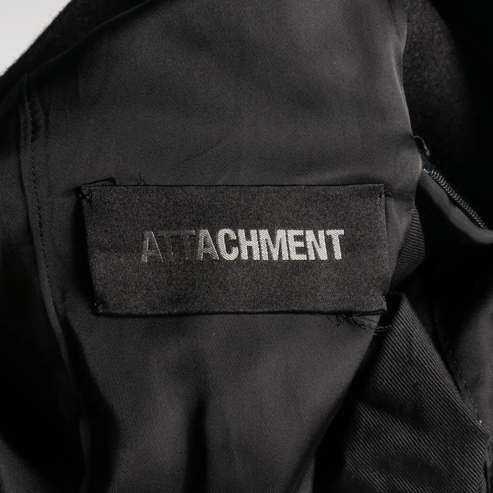 Attachment Wool Outerwear Men Black