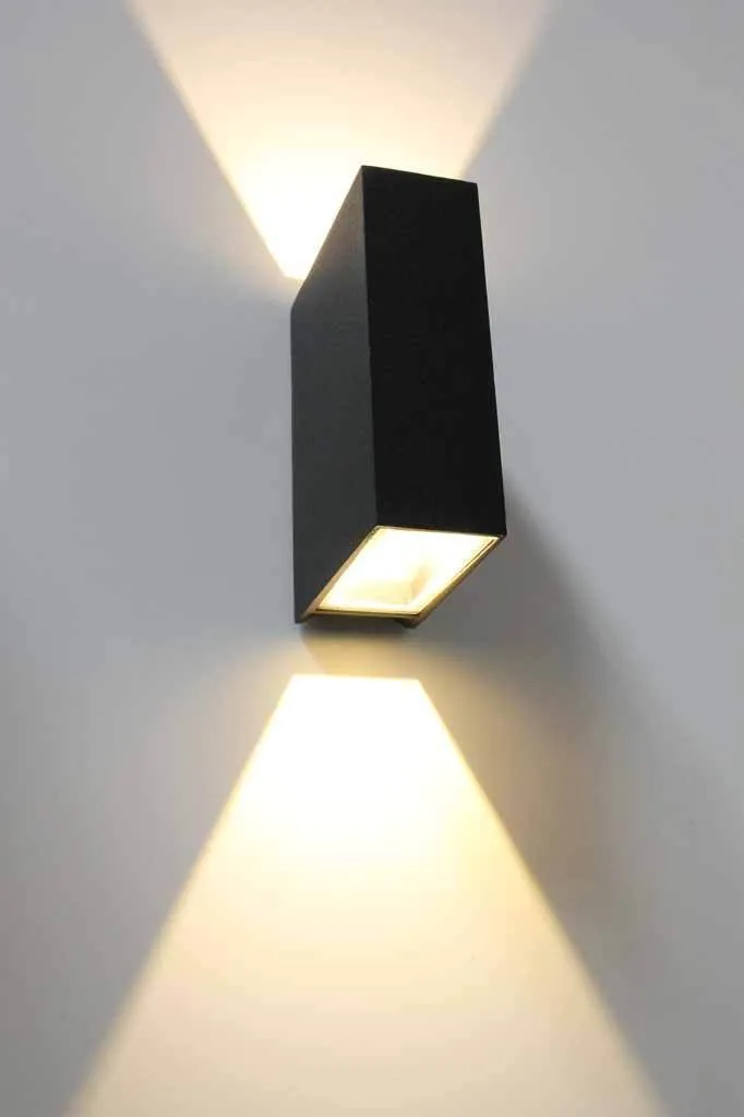 Block Up/Down Exterior Wall Light