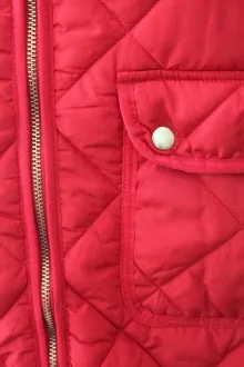 Bright Spring Red Puffer Vest