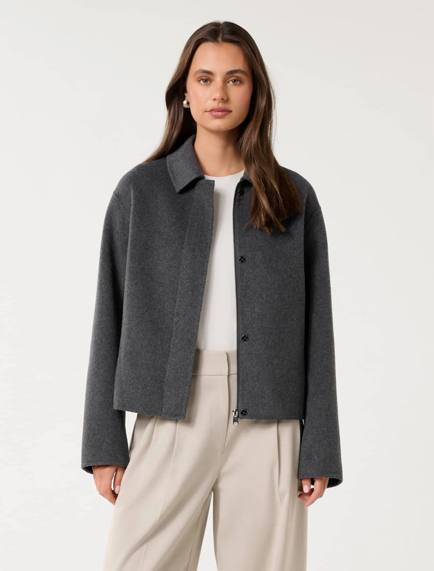 Eden Zip Through Felled Jacket