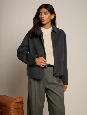 Eden Zip Through Felled Jacket