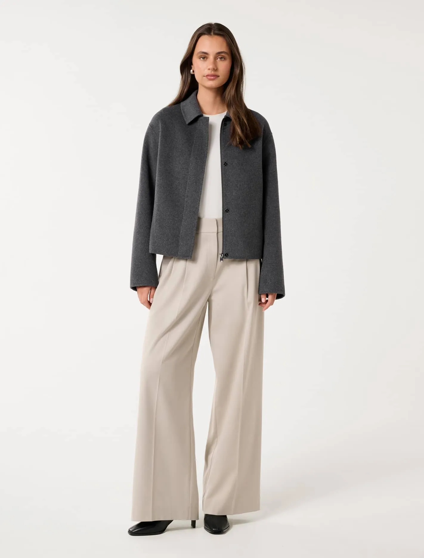 Eden Zip Through Felled Jacket