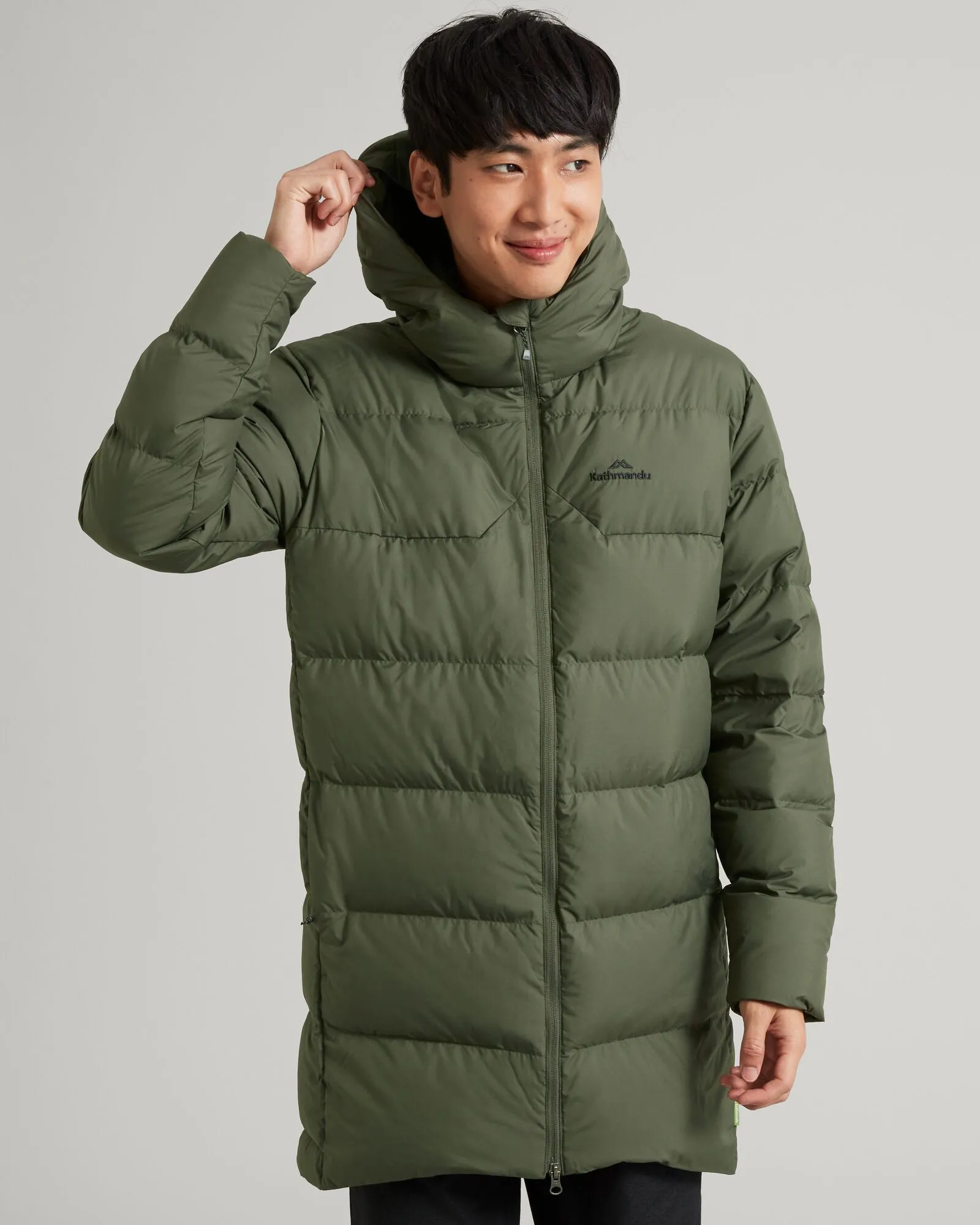 Epiq Mns Longline Down Coat - Rosin