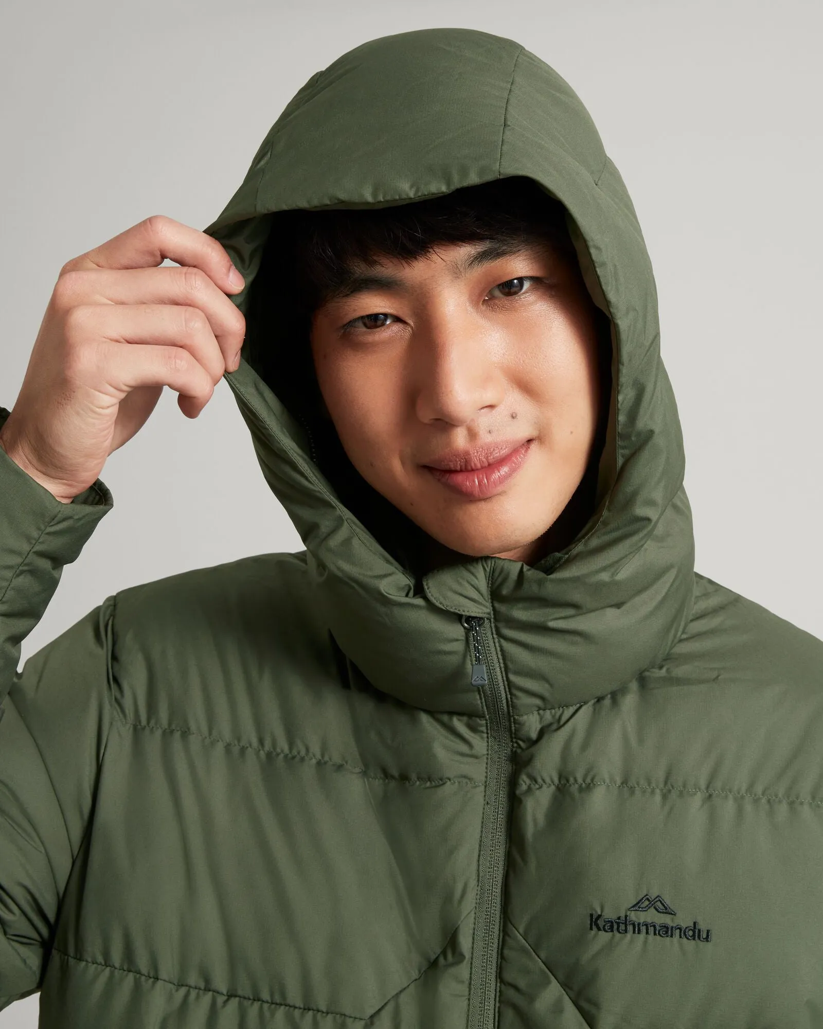 Epiq Mns Longline Down Coat - Rosin