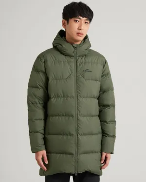 Epiq Mns Longline Down Coat - Rosin