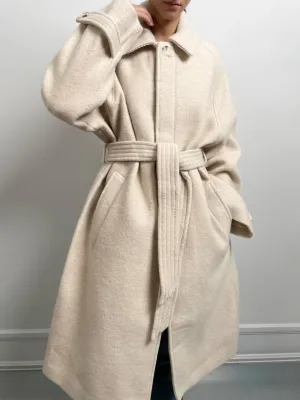 GIA COAT - WOOL - CREME