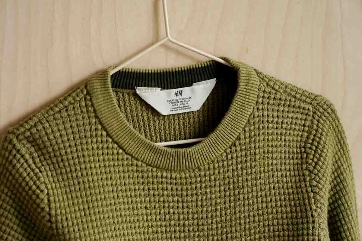 Green Waffle Pullover Sweatshirt: 2T