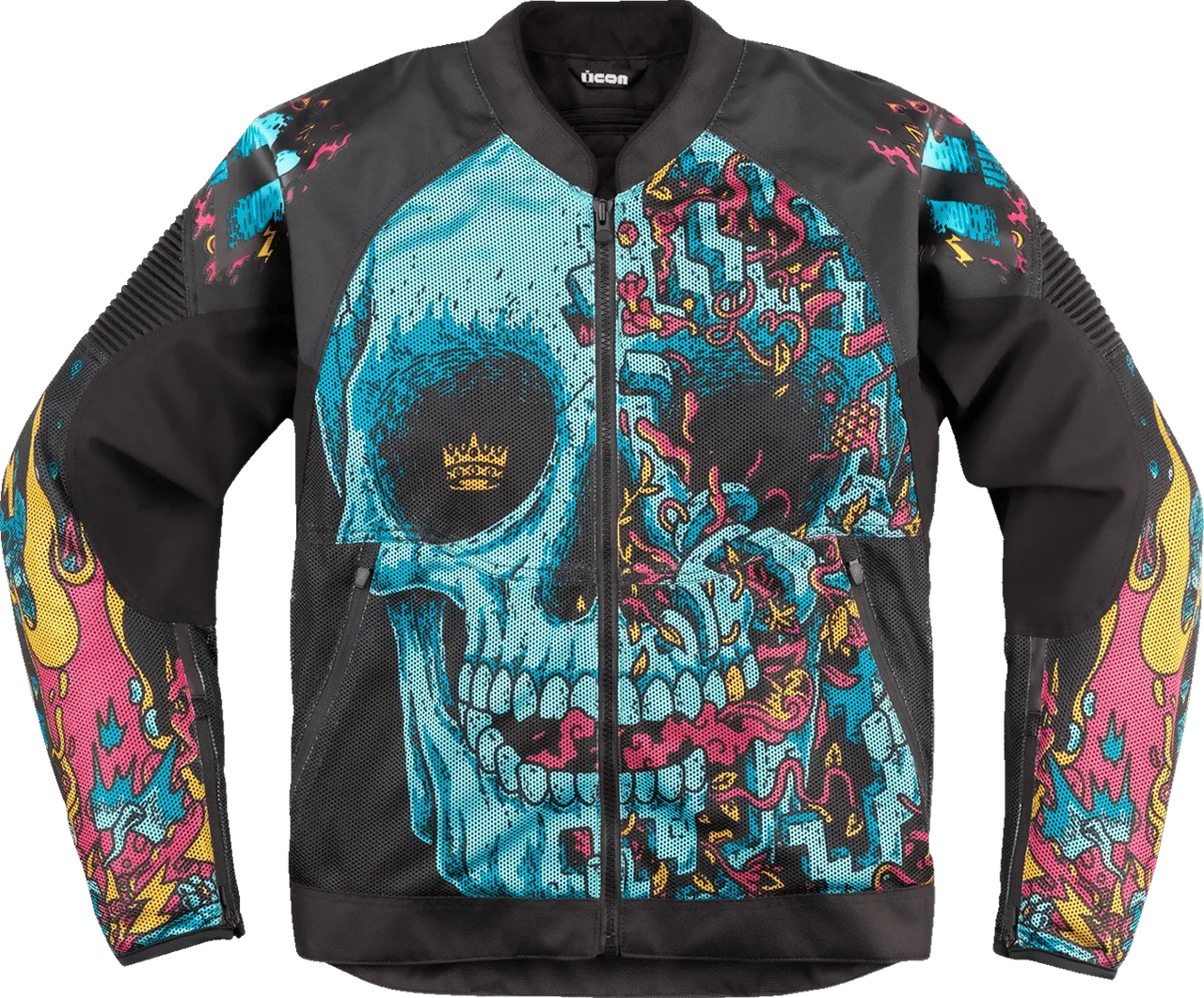 Icon Men's Overlord 3 Mesh Munchies Motorcycle Jacket