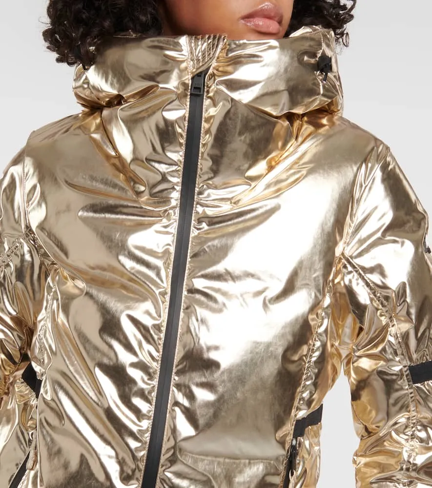 Jet Set Joanna metallic ski jacket