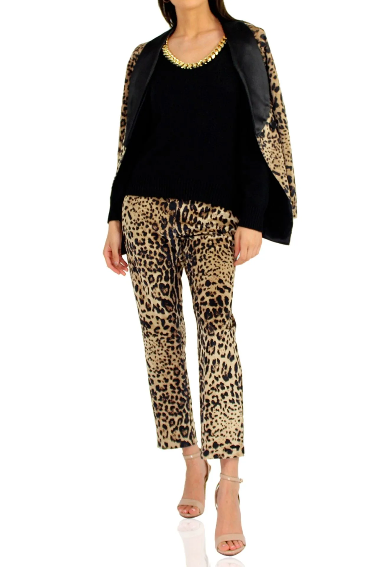 Leopard Print Long Pants