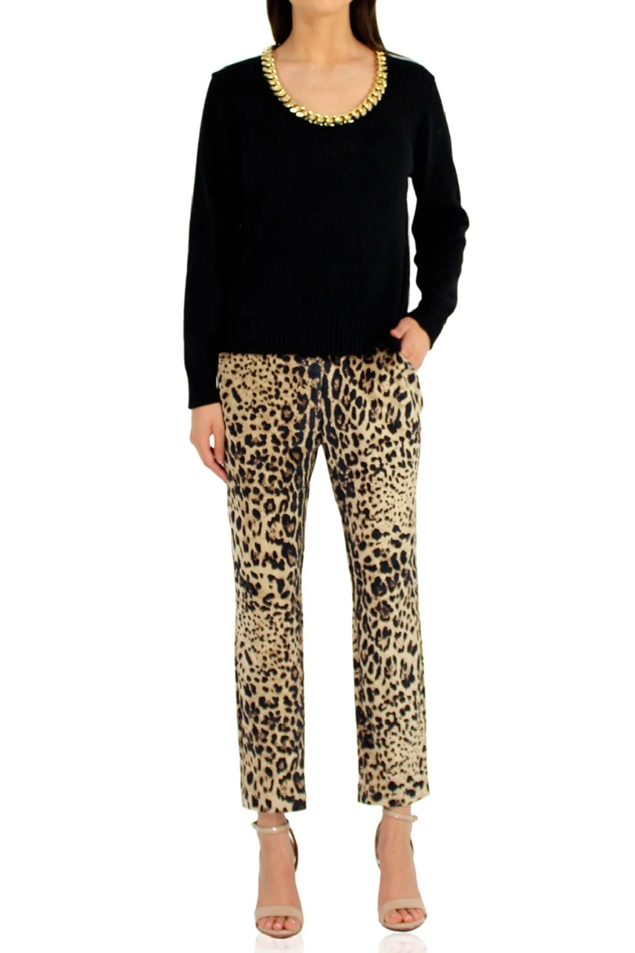 Leopard Print Long Pants