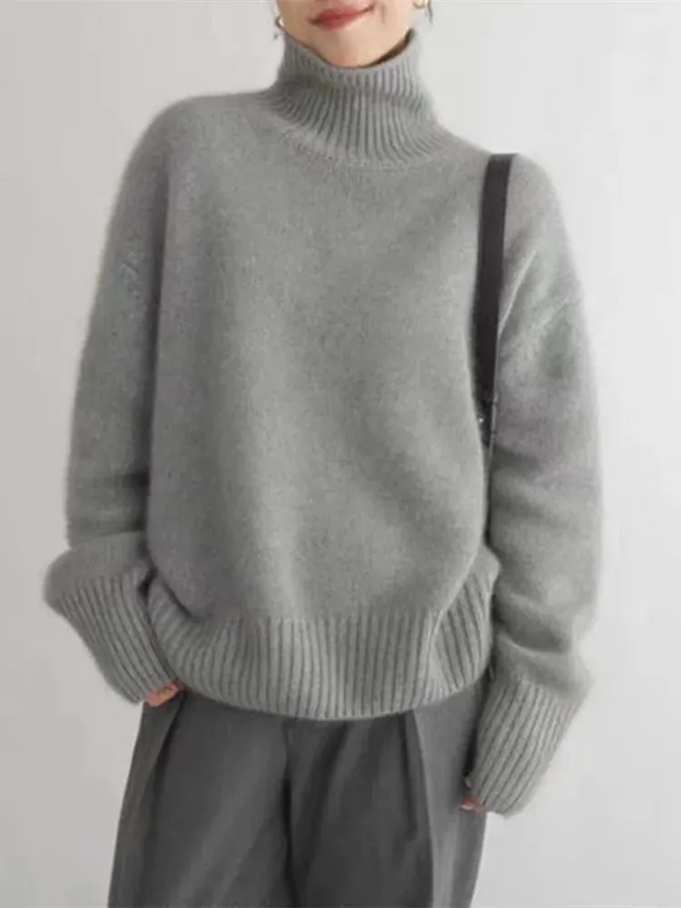 Liv - Comfortable Sweater With Col
