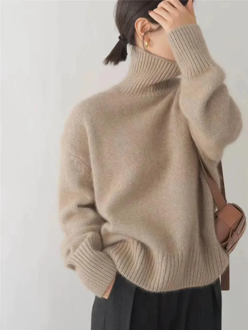 Liv - Comfortable Sweater With Col