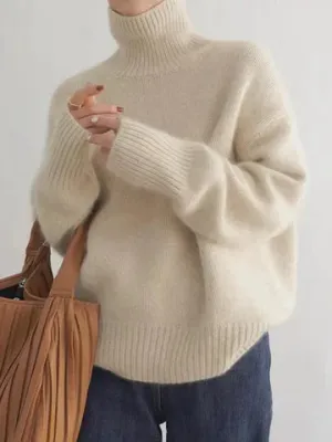Liv - Comfortable Sweater With Col
