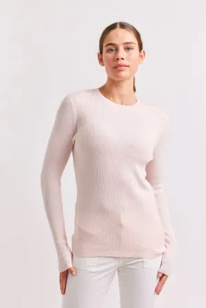 Marley Cotton Cashmere Top in Pink Calico