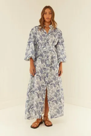 Noddy Dress Jungle Blue