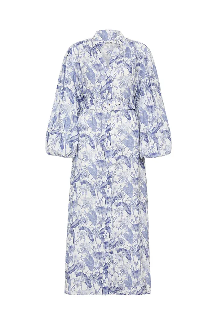 Noddy Dress Jungle Blue