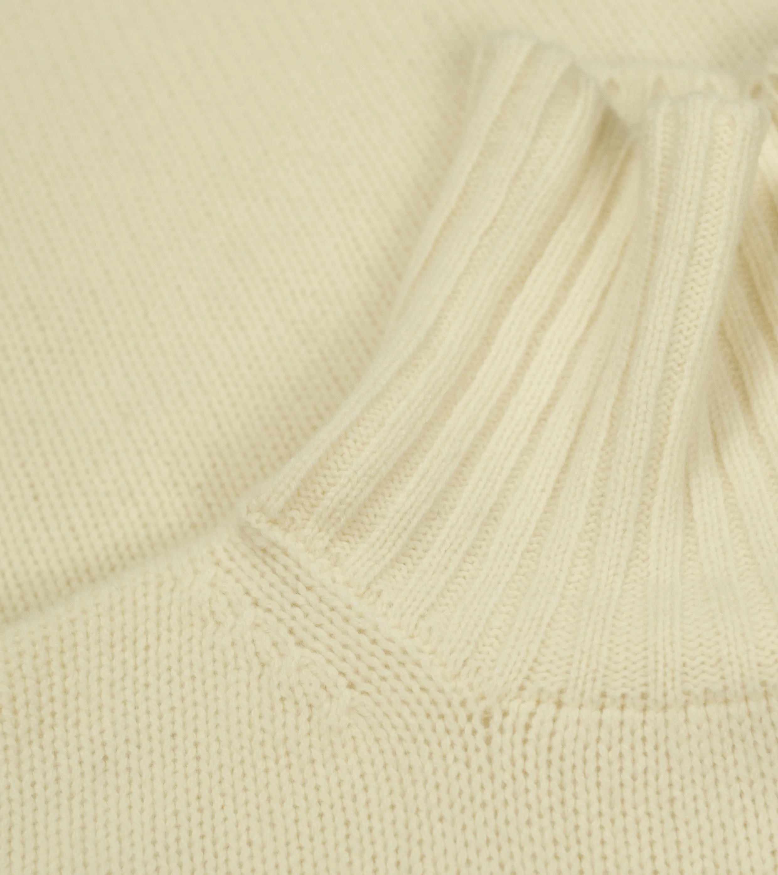 RAF Rollneck Pullover Ecru