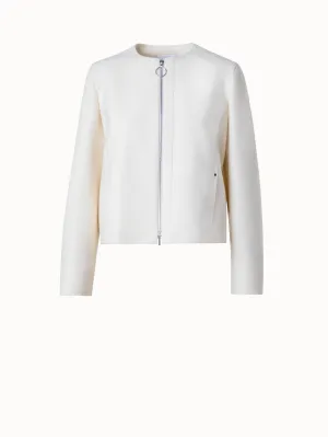 Short Boxy Wool Jacket