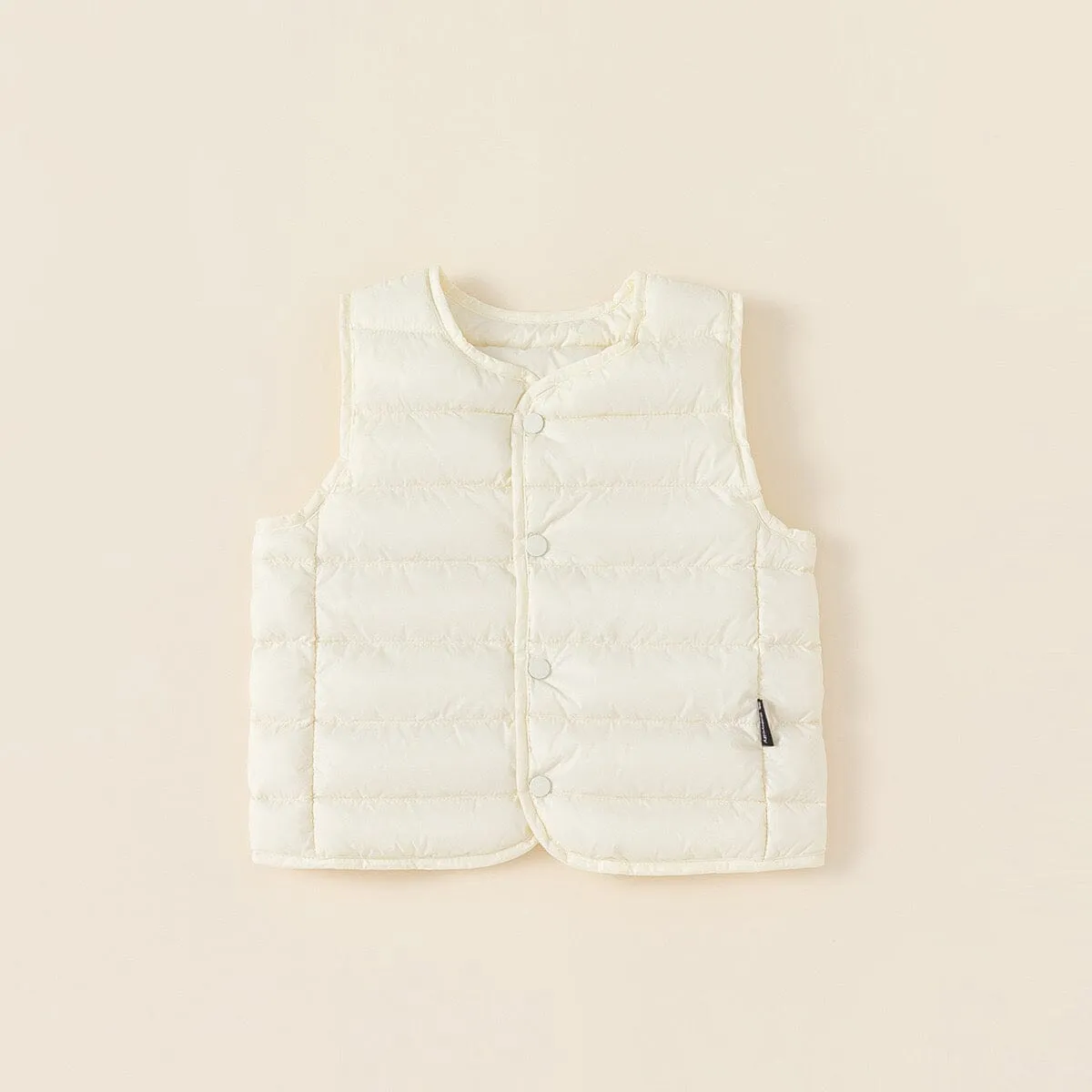 Solid Color Lightweight Puffer Vest