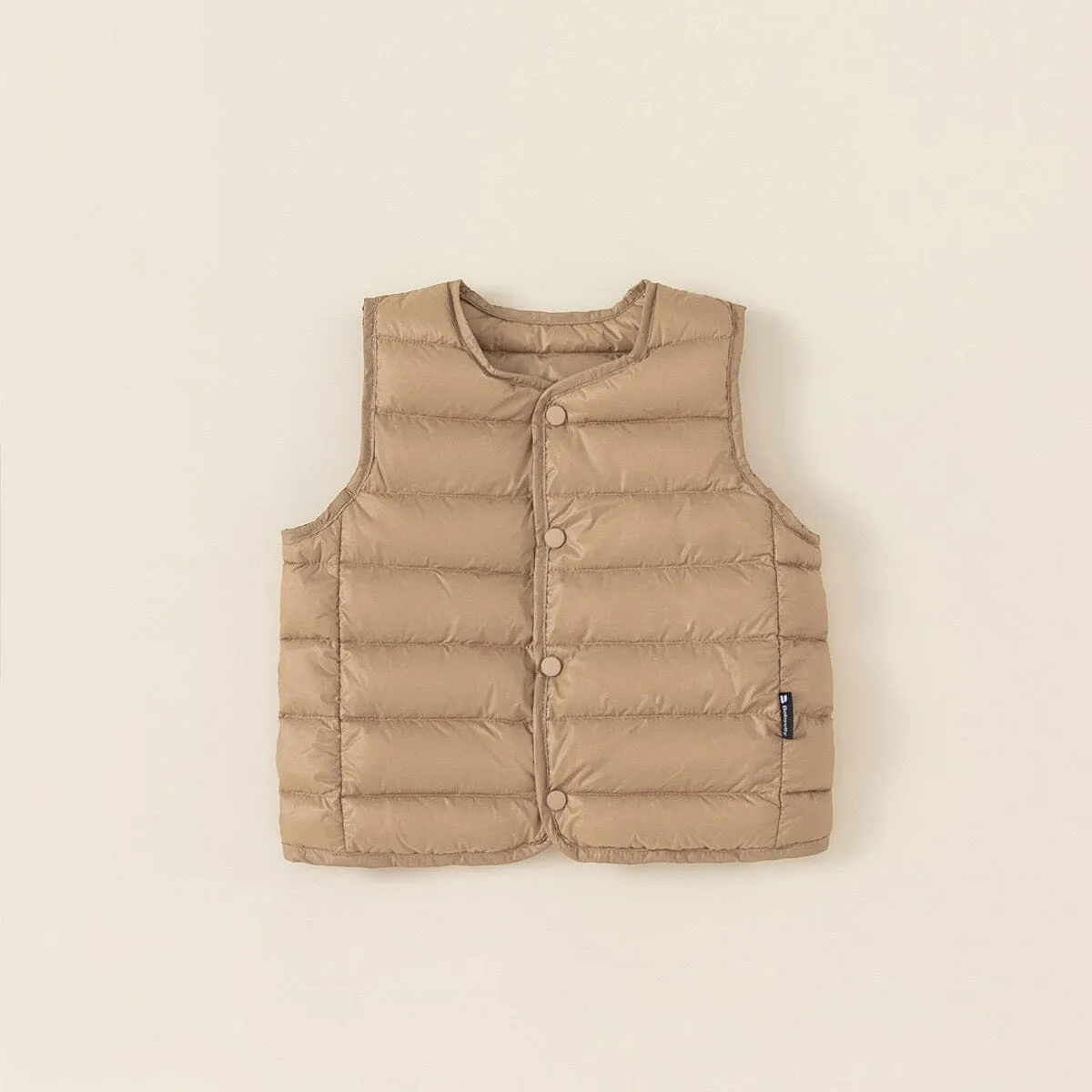 Solid Color Lightweight Puffer Vest