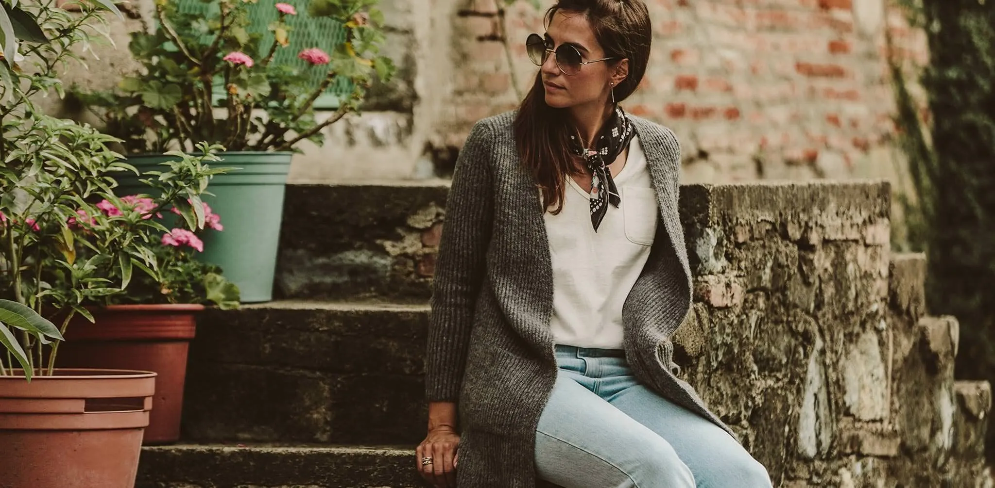 The Frida Cardigan in Charcoal