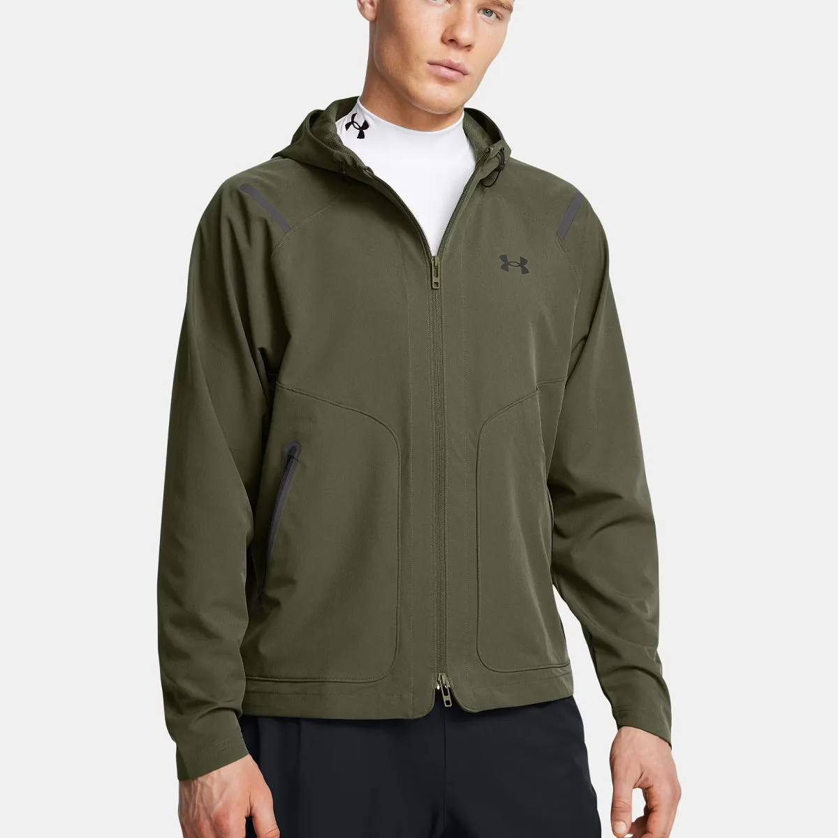 Under Armour - Giacca UA Unstoppable Left Chest Marine OD Green - 77-1389354 - MARINE/OD/GREEN