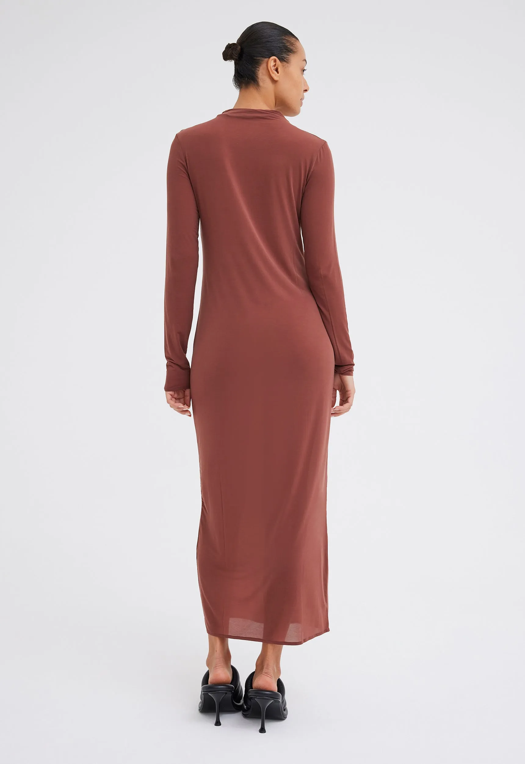 Vox Italian Jersey Dress - Burbank Red