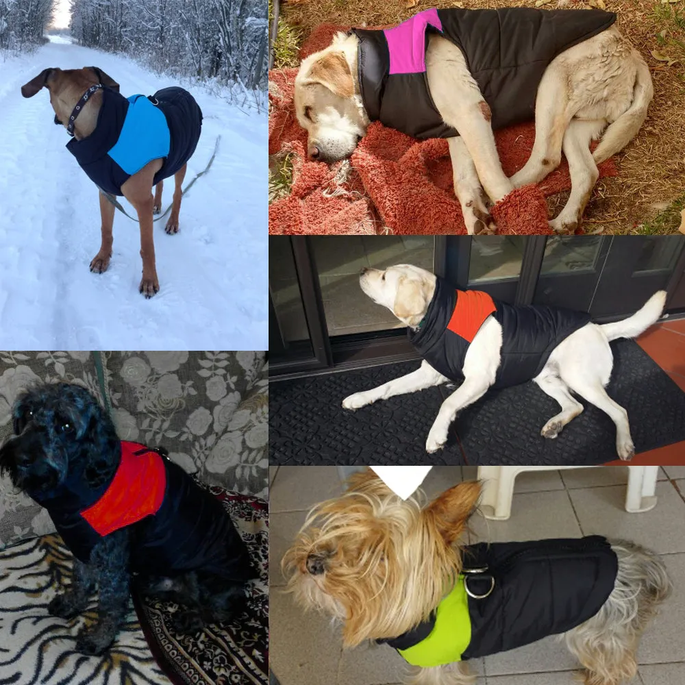 Waterproof Pet Dog Puppy Vest Jacket Chihuahua Clothing Warm Winter Dog Clothes Coat For Small Medium Large Dogs 4 Colors S-5XL