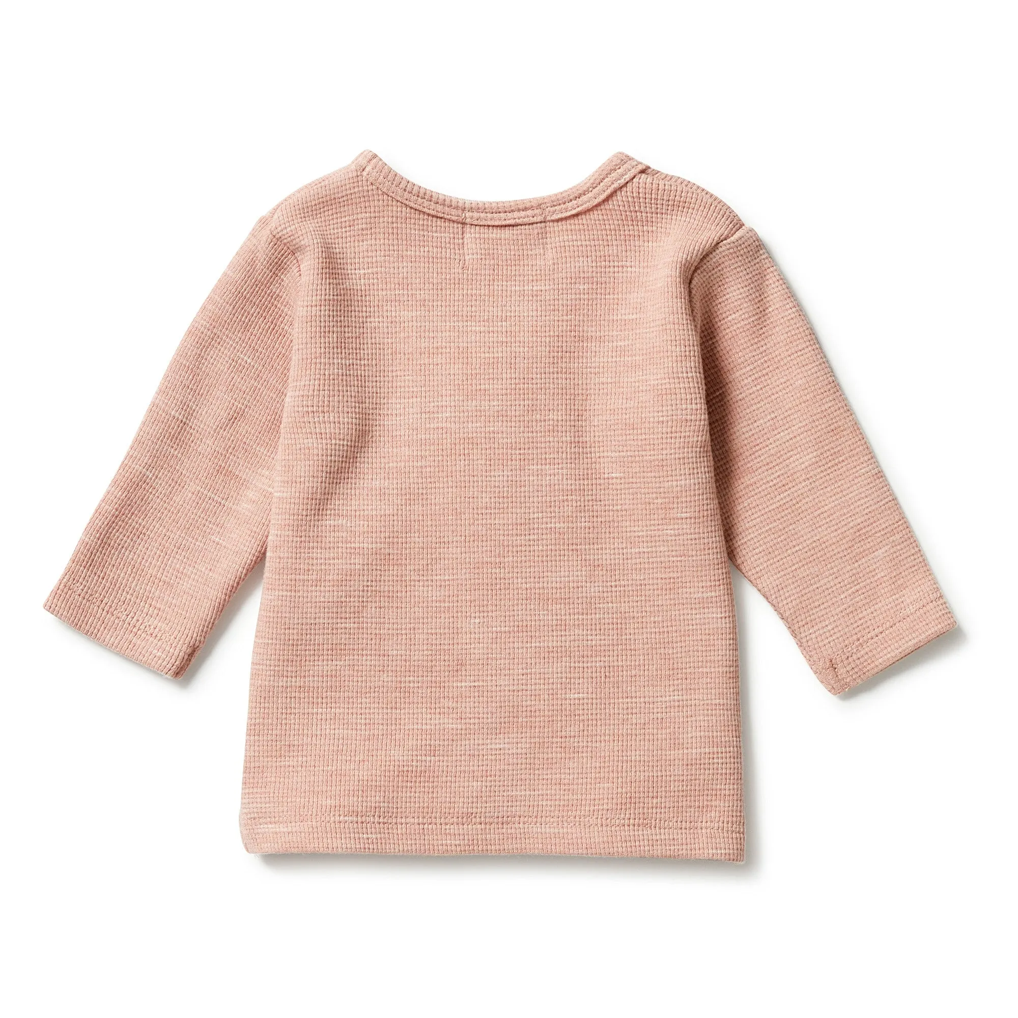 Wilson and Frenchy Organic Waffle Pocket Top - Peach