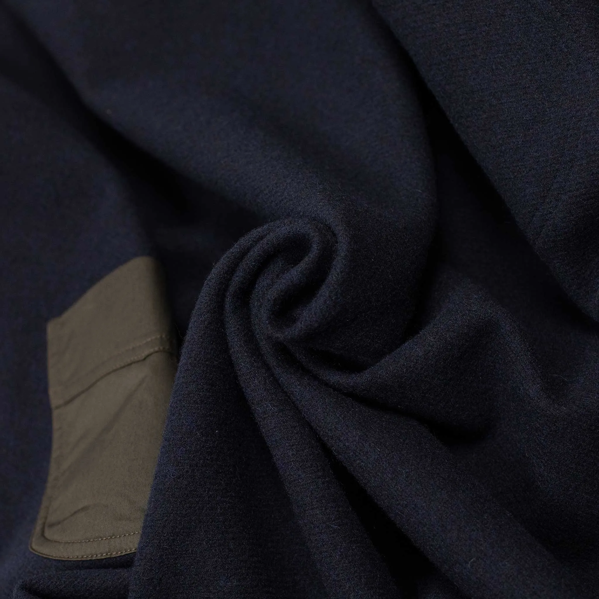 Navy Virgin Wool Peacoat - Winter Plage Style