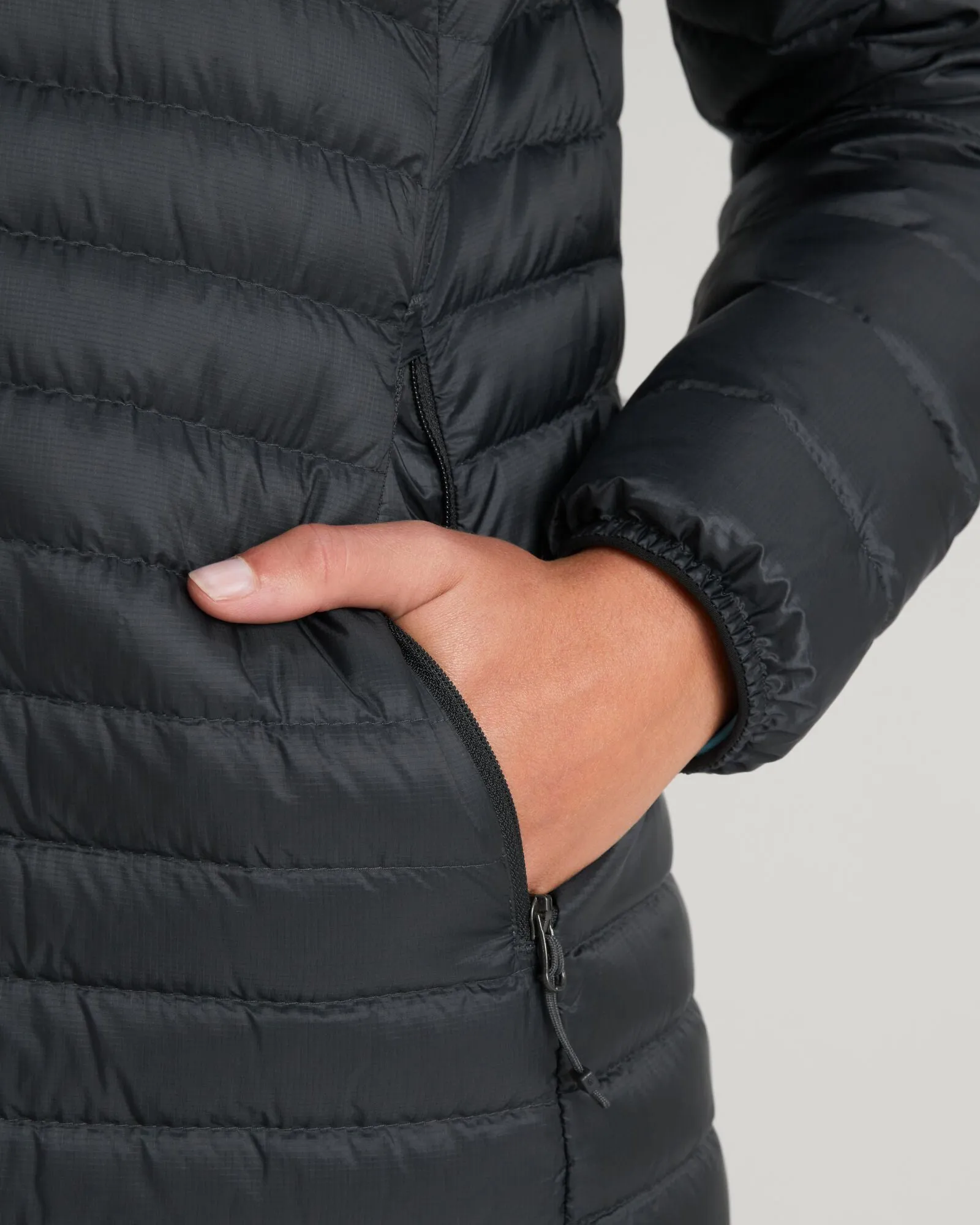 Women's Heli R Down Parka - Black Stingray