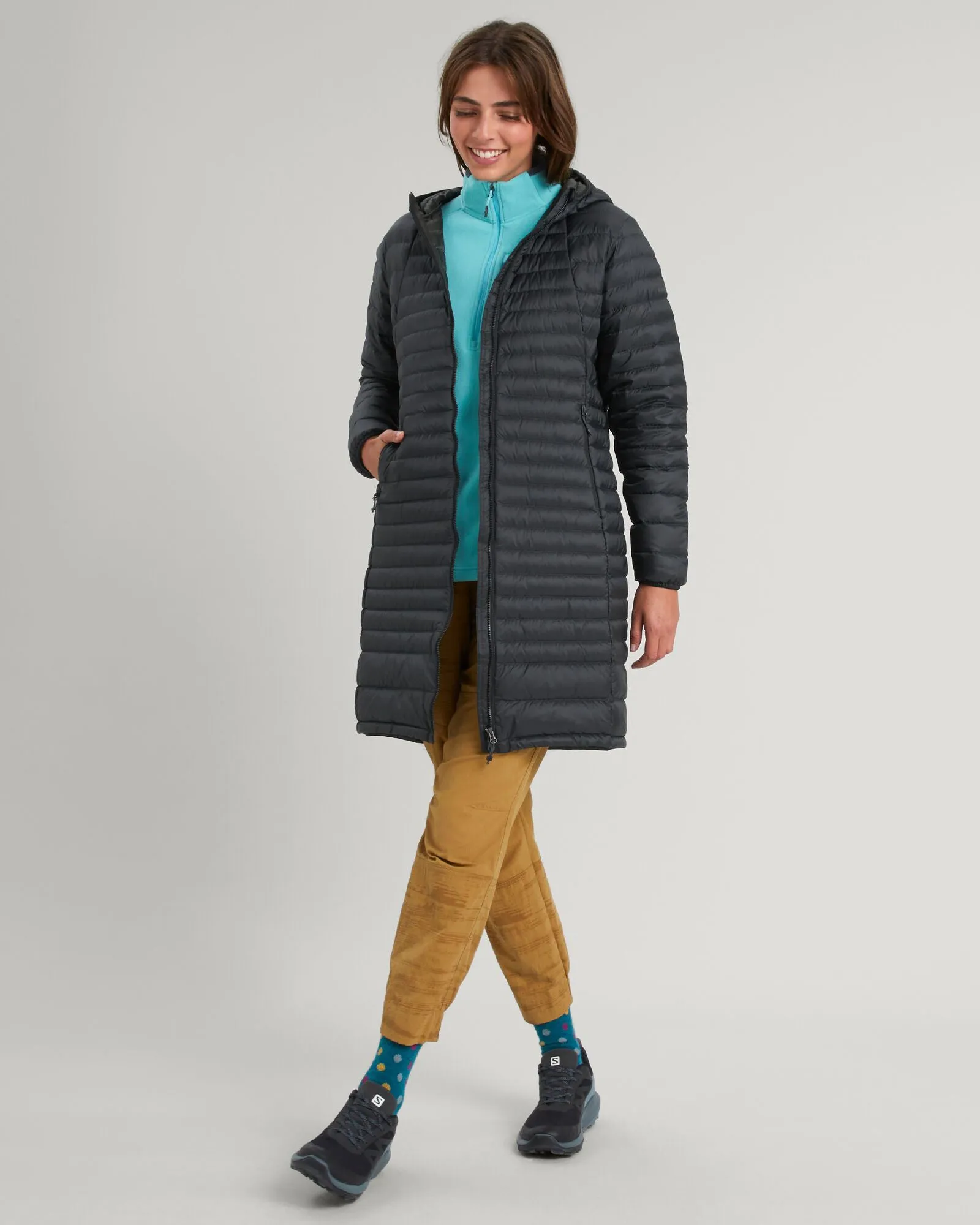 Women's Heli R Down Parka - Black Stingray